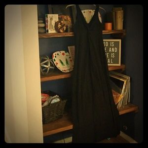 Black Maternity Maxi Dress